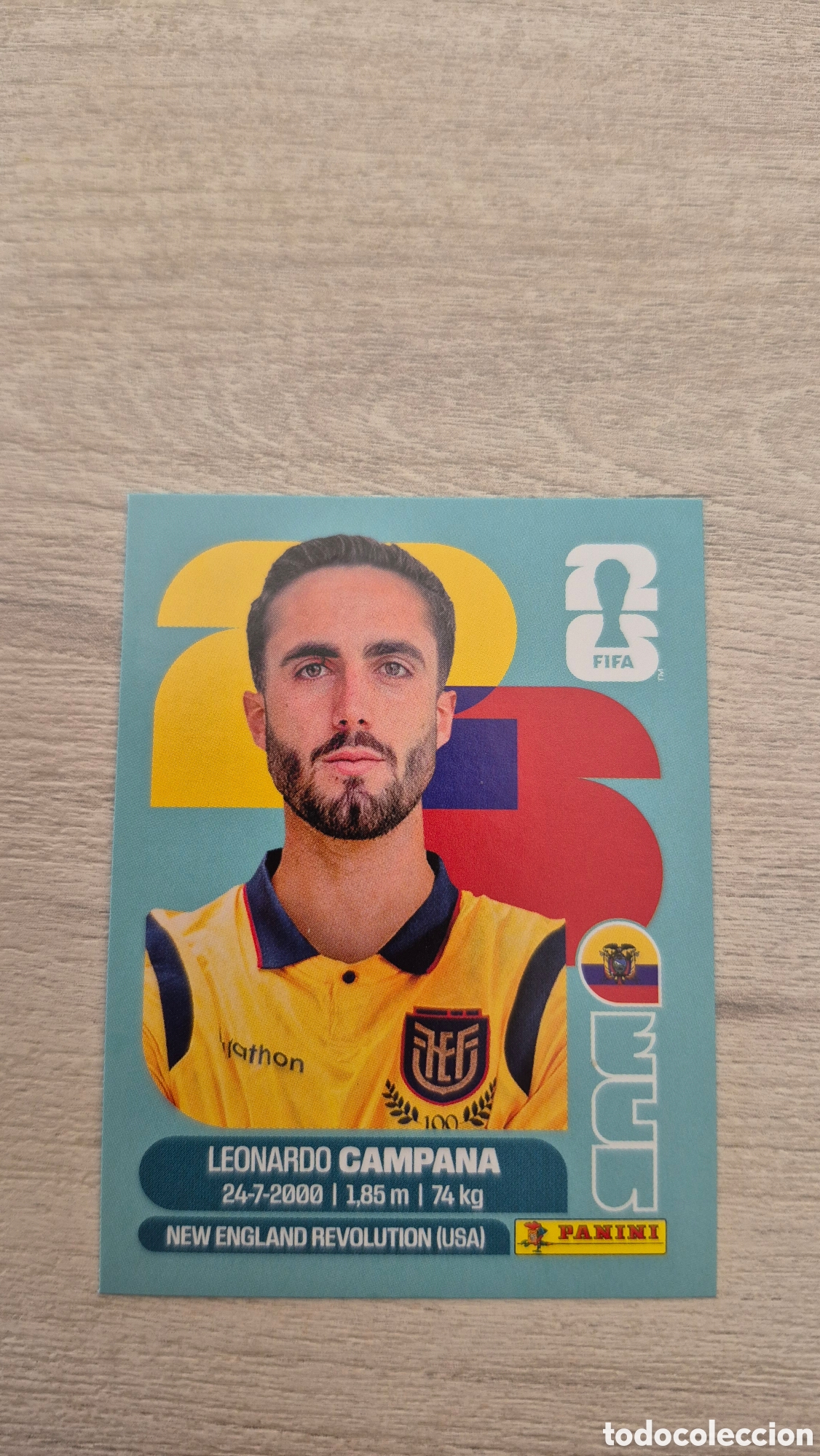 Cromos de F&uacute;tbol: ECU15 Campana FIFA World Cup 2026
