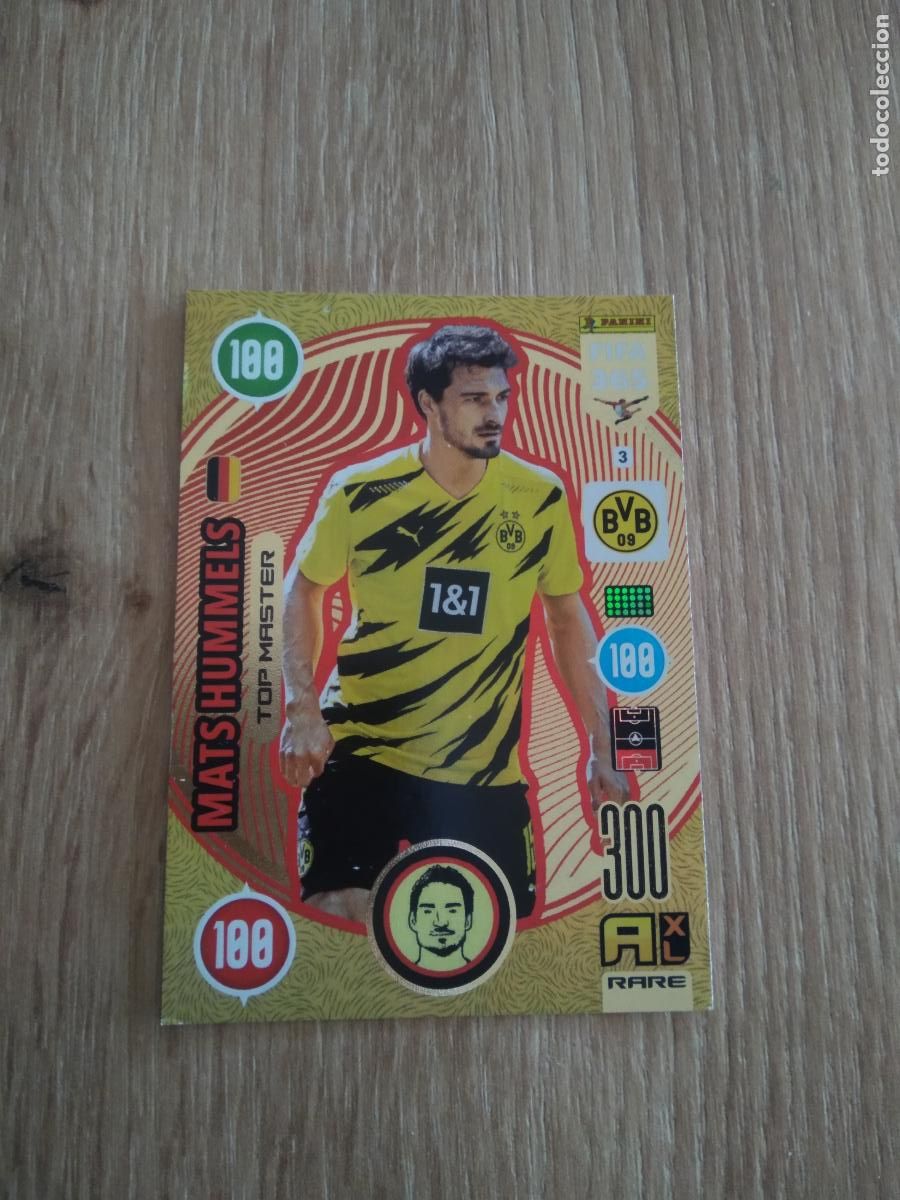 Cromos de F&uacute;tbol: 3 HUMMELS BORUSSIA DORTMUND TOP MASTER CROMO FUTBOL PANINI ADRENALYN 20-21 FIFA 365 2020-2021