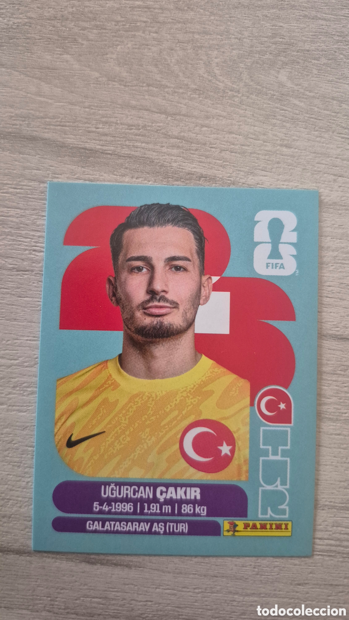 Cromos de F&uacute;tbol: TUR2 &Ccedil;akir FIFA World Cup 2026