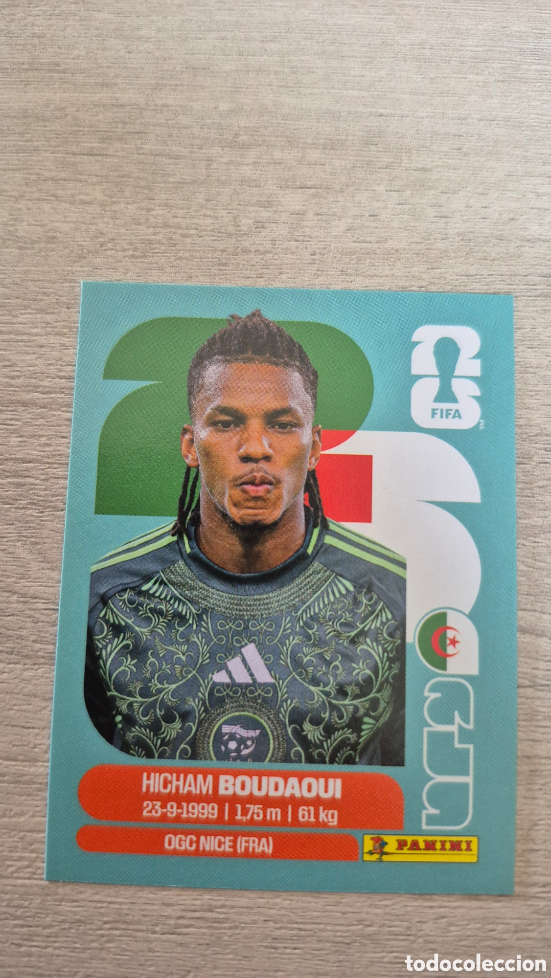 Cromos de F&uacute;tbol: ALG10 Boudaoui FIFA World Cup 2026