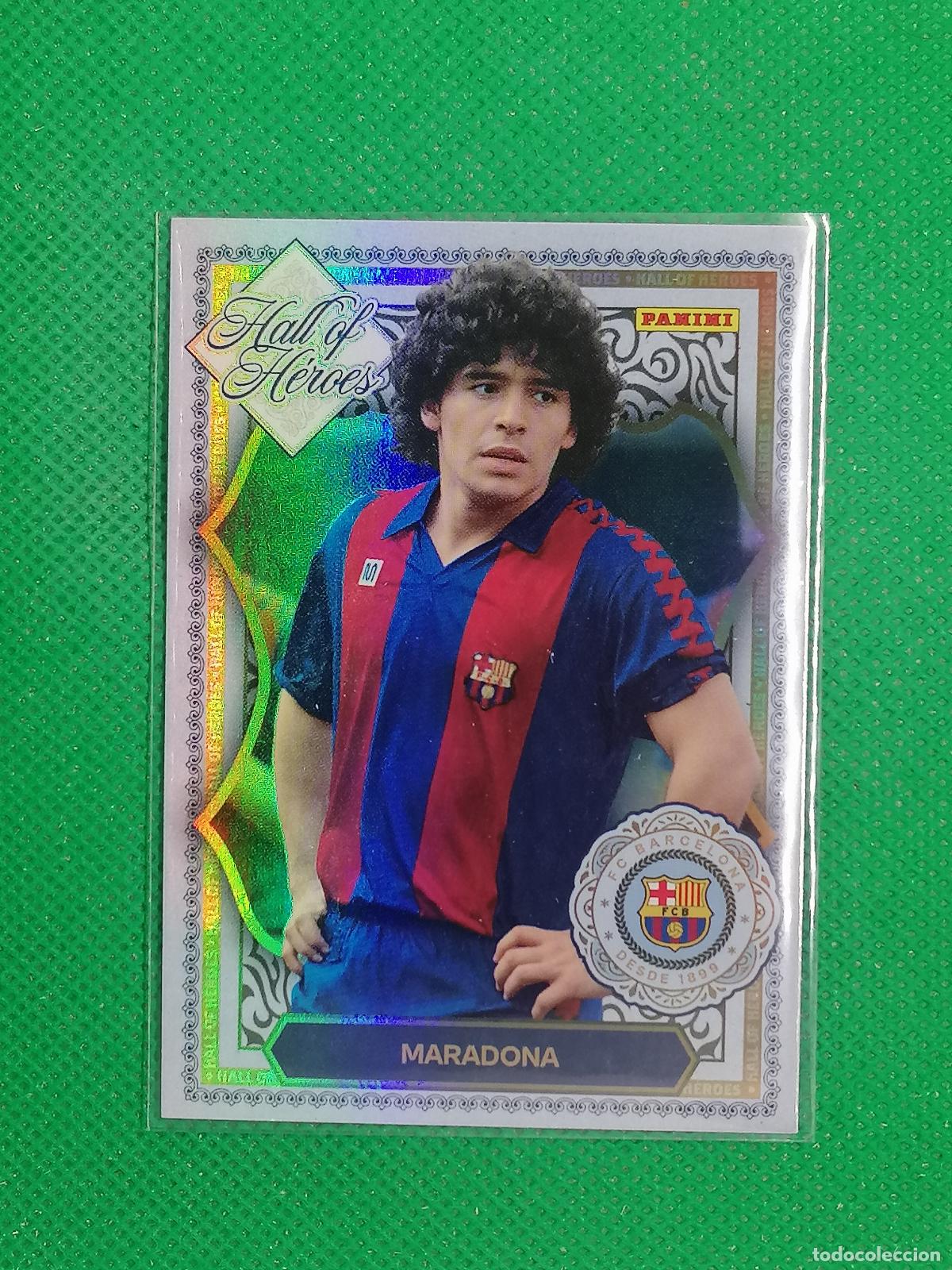 Cromos de F&uacute;tbol: HH1 MARADONA HALL OF HEROES ⚽ PANINI CLUB BARCELONA CARD 25 26 2025 2026 ⚽