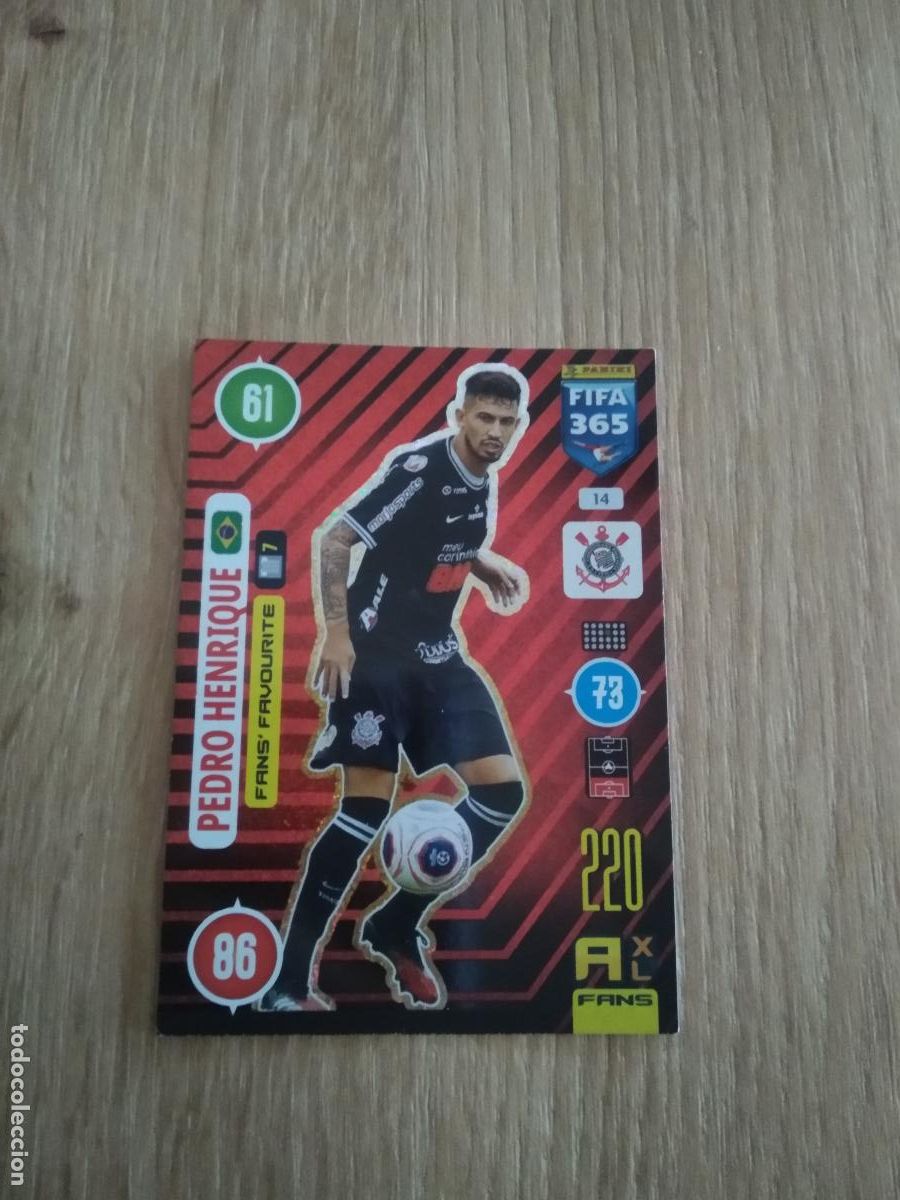 Cromos de F&uacute;tbol: 14 PEDRO HENRIQUE CORINTHIANS CROMO FUTBOL PANINI ADRENALYN 20-21 FIFA 365 2020-2021