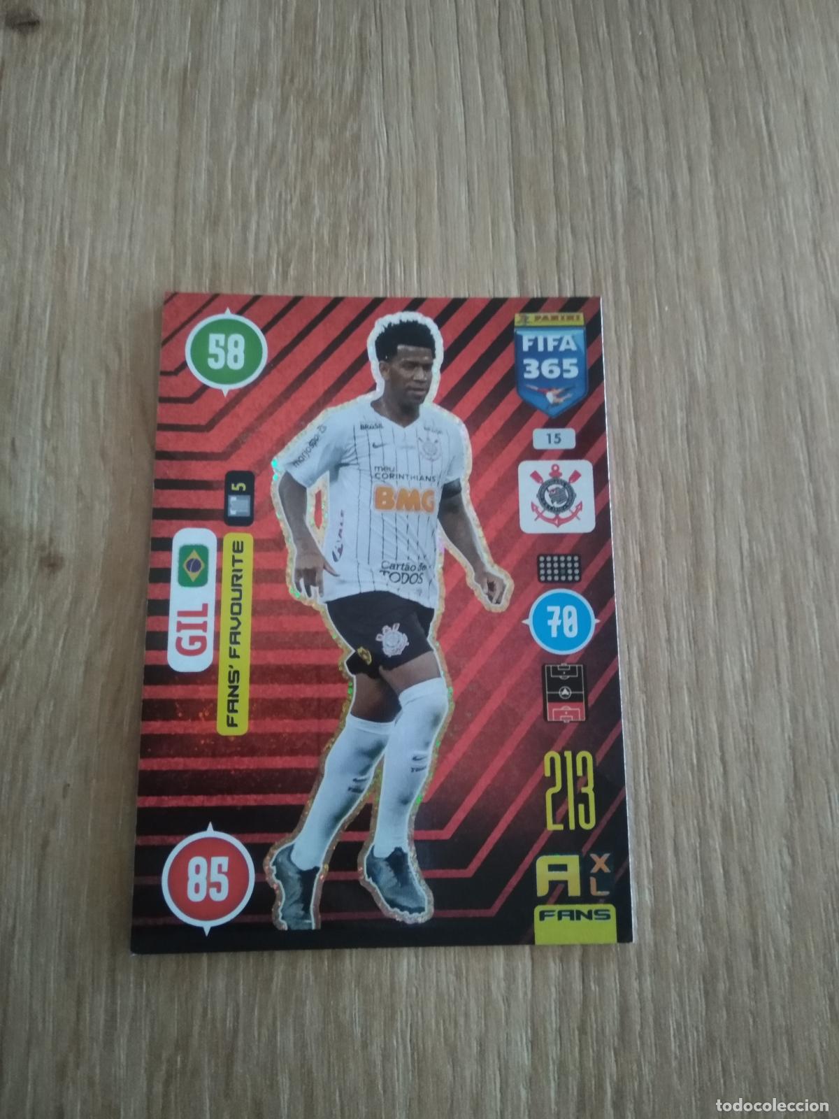 Cromos de F&uacute;tbol: 15 GIL CORINTHIANS CROMO FUTBOL PANINI ADRENALYN 20-21 FIFA 365 2020-2021