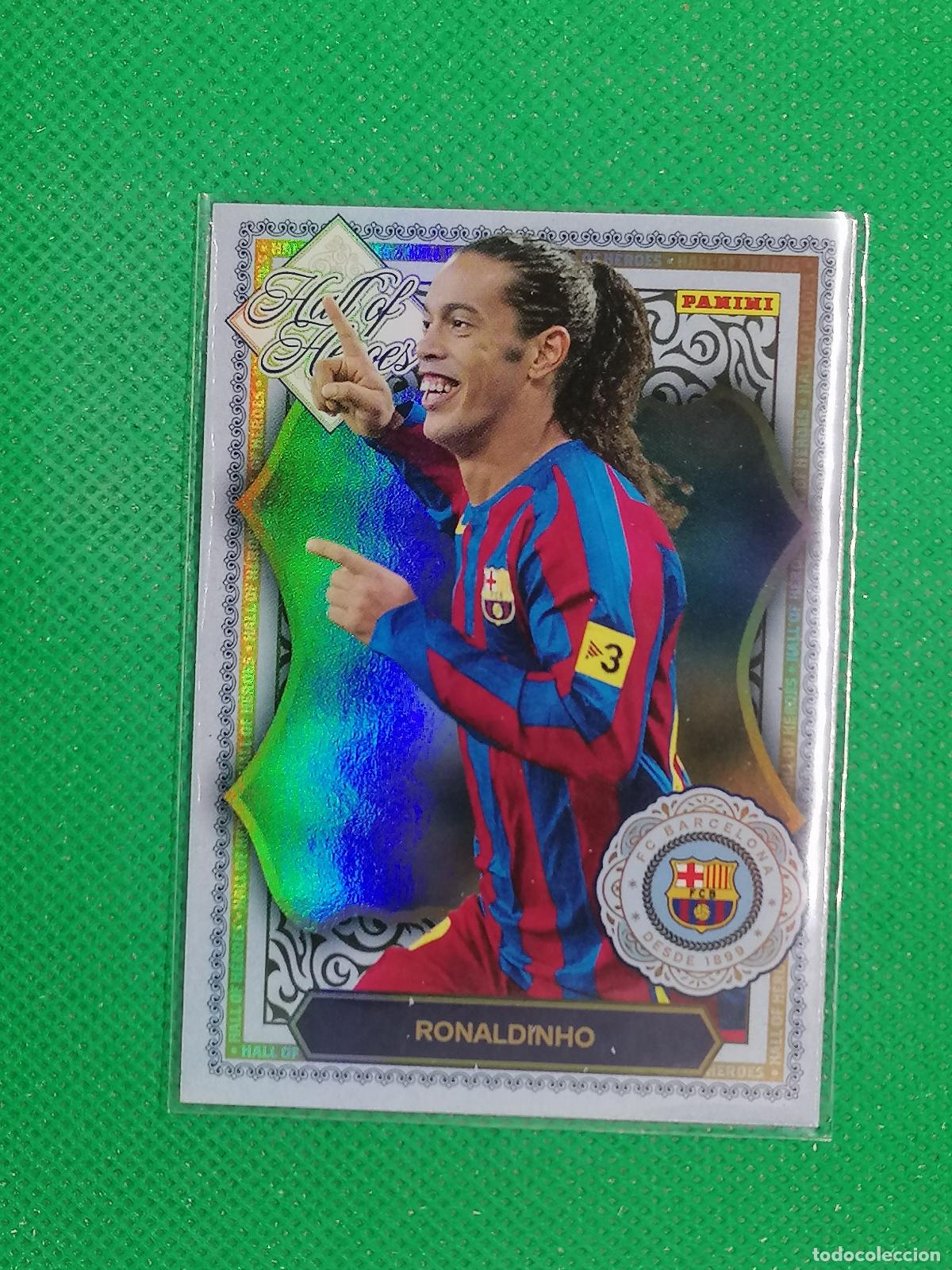 Cromos de F&uacute;tbol: HH5 RONALDINHO HALL OF HEROES ⚽ PANINI CLUB BARCELONA CARD 25 26 2025 2026 ⚽
