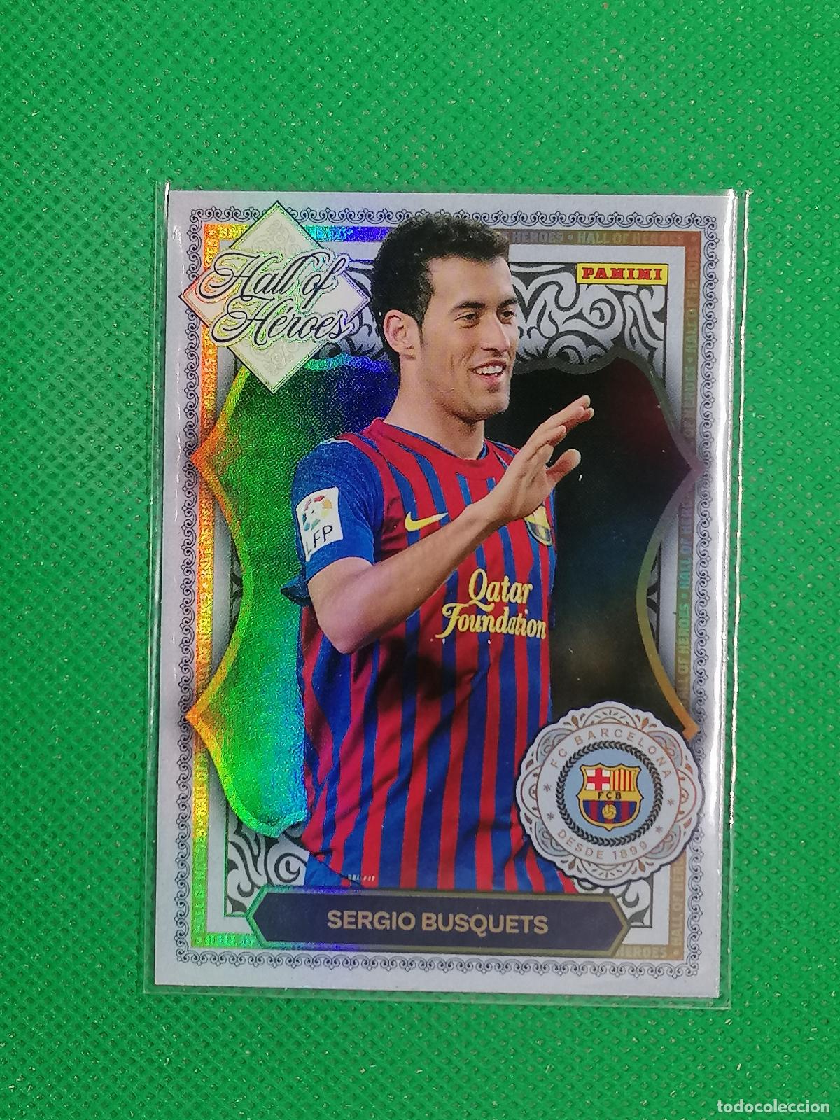 Cromos de F&uacute;tbol: HH7 SERGIO BUSQUETS HALL OF HEROES ⚽ PANINI CLUB BARCELONA CARD 25 26 2025 2026 ⚽
