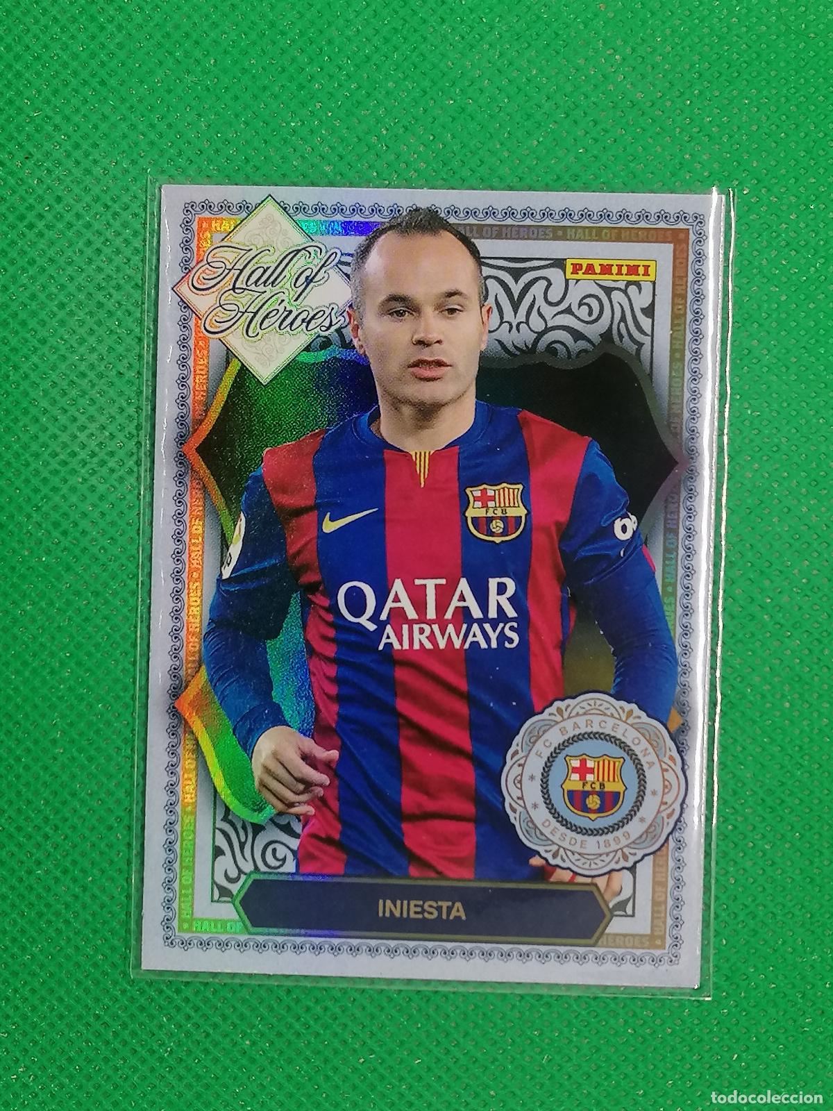 Cromos de F&uacute;tbol: HH8 INIESTA HALL OF HEROES ⚽ PANINI CLUB BARCELONA CARD 25 26 2025 2026 ⚽