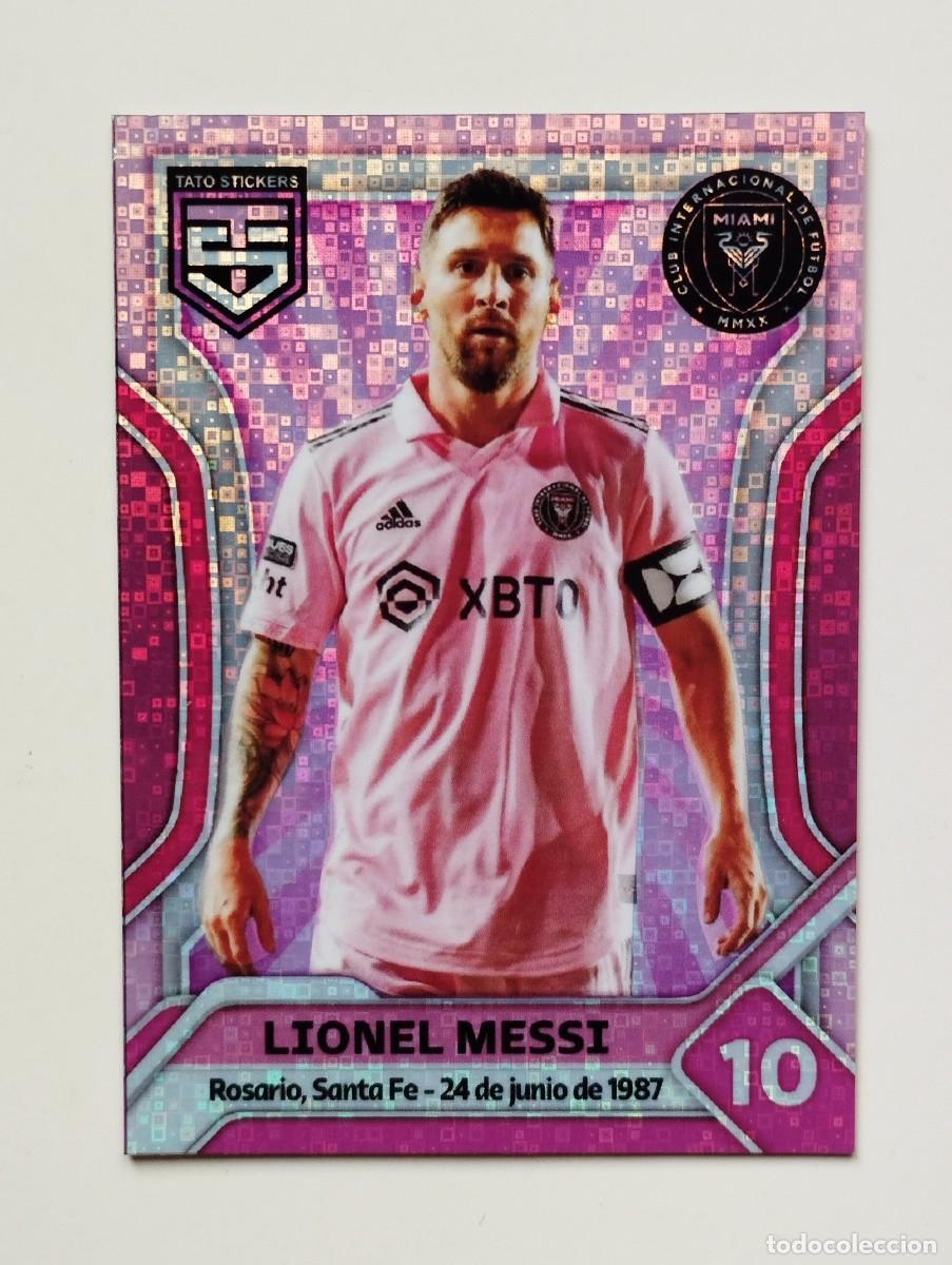 Cromos de F&uacute;tbol: CROMO- TARJETA- CARTA- CARD- LEO LIONEL MESSI ARGENTINA INTER DE MIAMI- STATO STICKERS