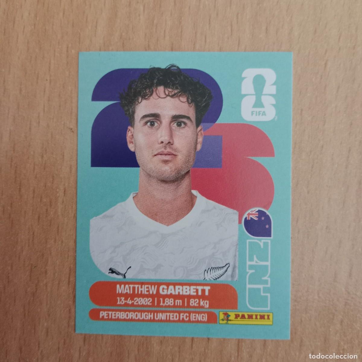 Cromos de F&uacute;tbol: MATTHEW GARBETT , NUEVA ZELANDA, STICKER CROMO N&ordm; NZL 14, FIFA WORLD CUP 2026 - PANINI - A&Ntilde;O 2026.