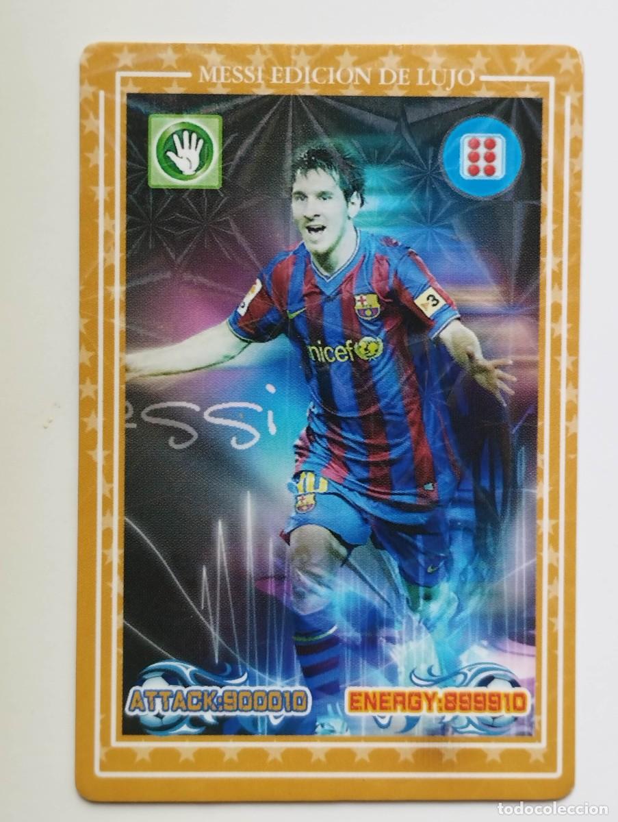 Cromos de F&uacute;tbol: CROMO CARD LIONEL MESSI EDICION DE LUJO - LEO - BARCELONA - EDICION ARGENTINA