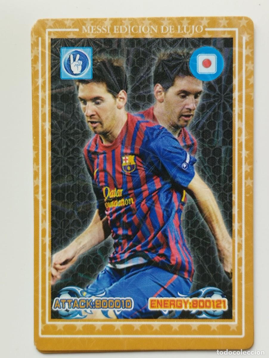 Cromos de F&uacute;tbol: CROMO CARD LIONEL MESSI EDICION DE LUJO - LEO - BARCELONA - EDICION ARGENTINA