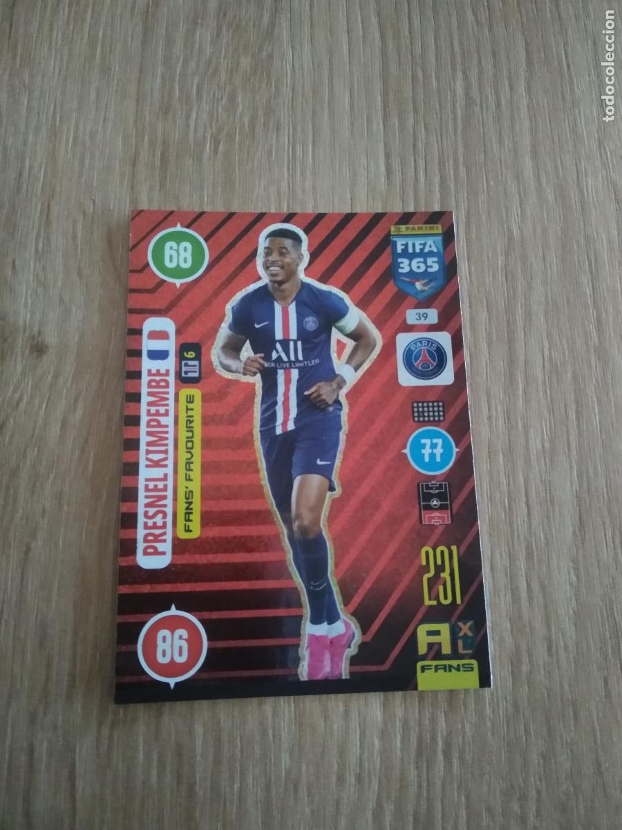 Cromos de F&uacute;tbol: 39 KIMPEMBE PARIS SAINT GERMAIN PSG CROMO FUTBOL PANINI ADRENALYN 20-21 FIFA 365 2020-2021