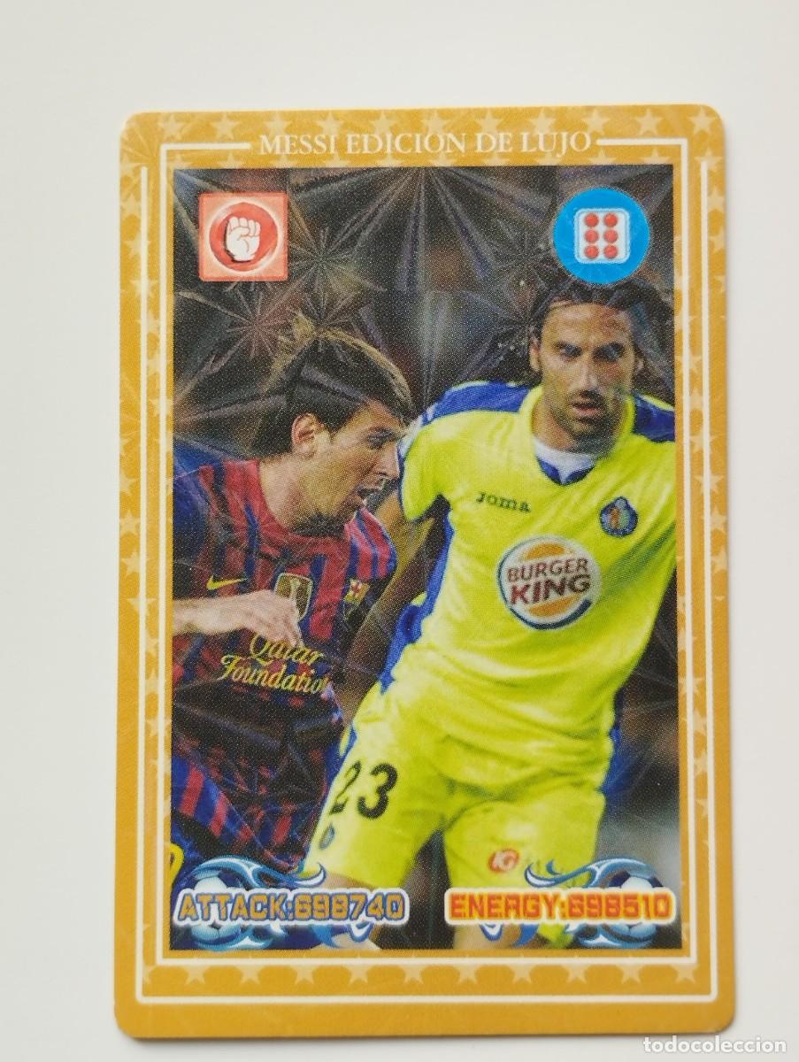 Cromos de F&uacute;tbol: CROMO CARD LIONEL MESSI EDICION DE LUJO - LEO - BARCELONA - EDICION ARGENTINA