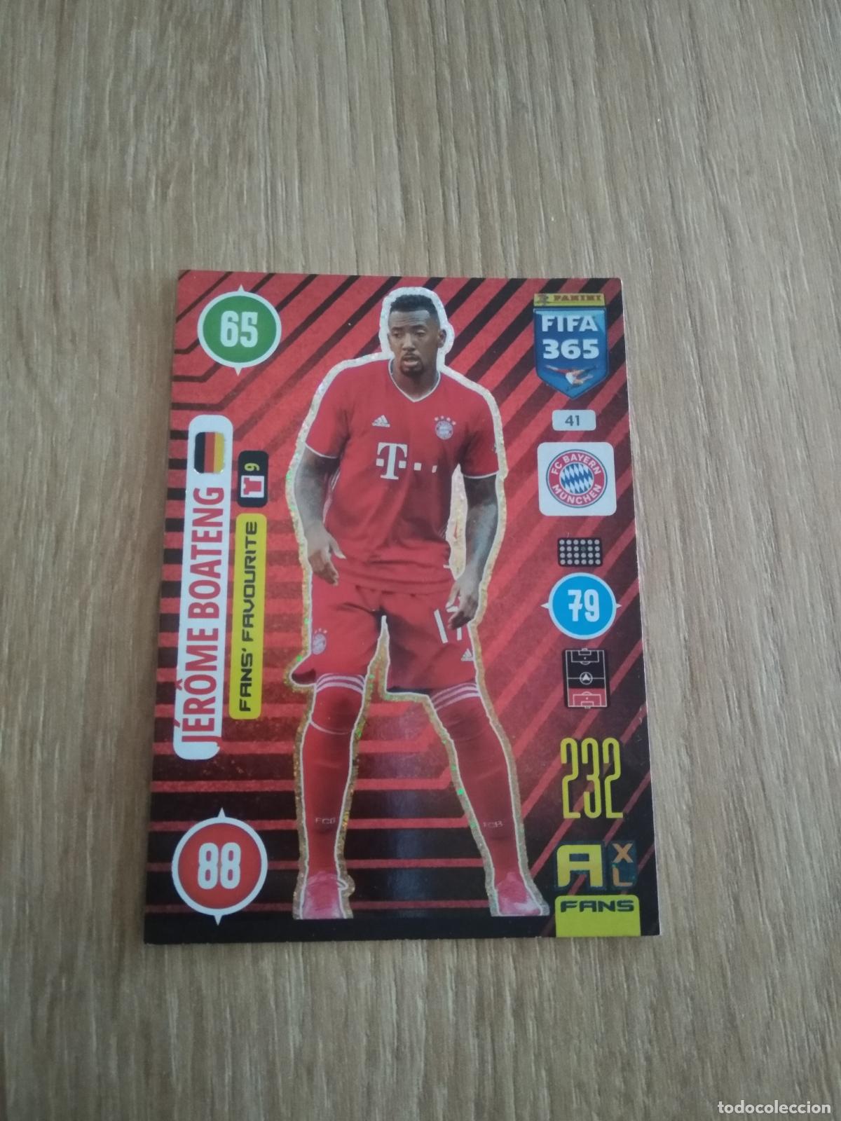 Cromos de F&uacute;tbol: 41 BOATENG BAYERN MUNICH CROMO FUTBOL PANINI ADRENALYN 20-21 FIFA 365 2020-2021