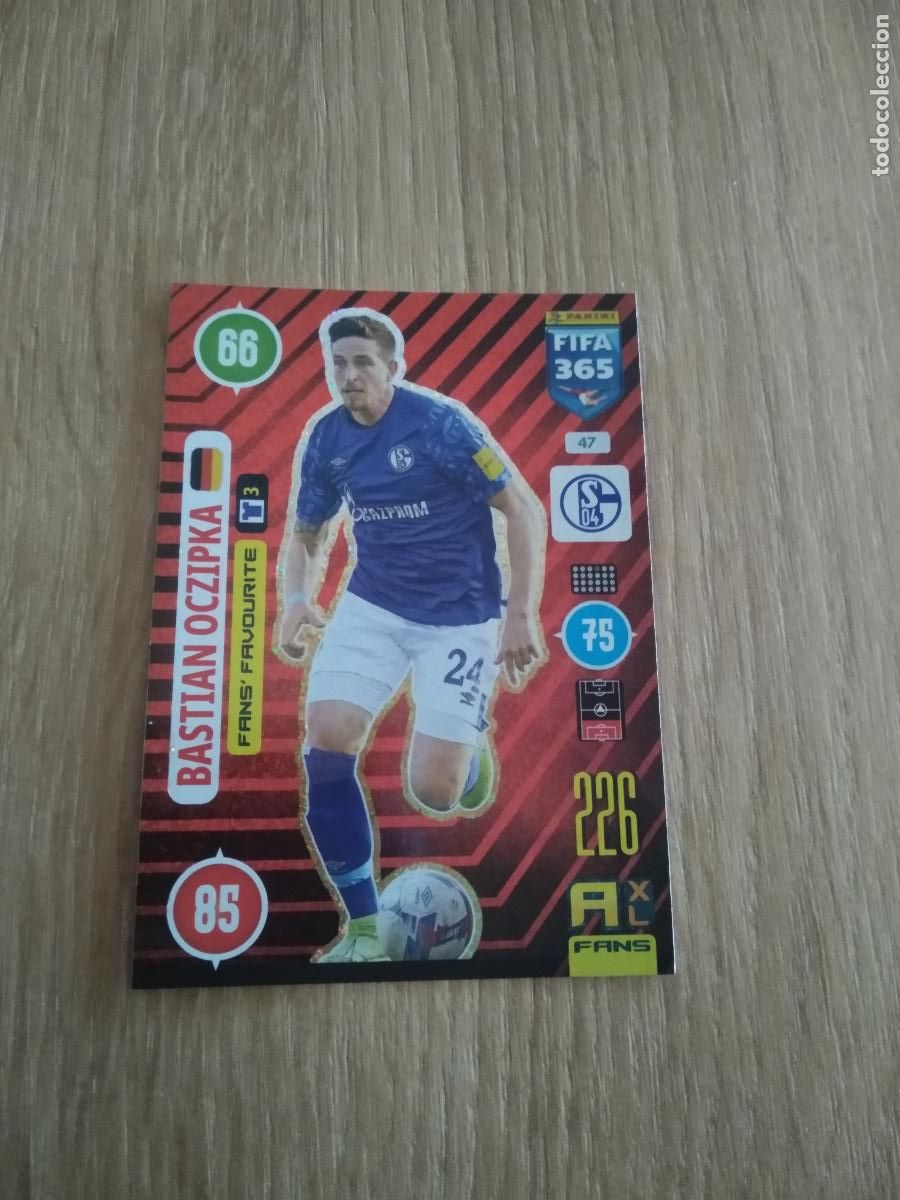 Cromos de F&uacute;tbol: 47 BASTIAN OCZIPKA SCHALKE 04 CROMO FUTBOL PANINI ADRENALYN 20-21 FIFA 365 2020-2021