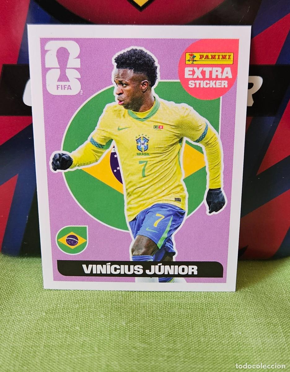 Fu&szlig;ball-Sticker: Vinicius Junior - Base # Brasil - Extra Sticker - Panini FIFA World Cup 2026