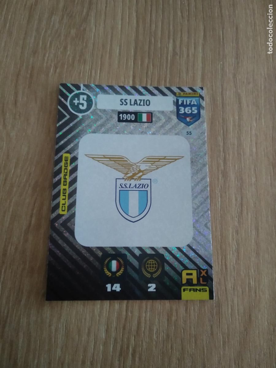 Cromos de F&uacute;tbol: 55 ESCUDO LAZIO CROMO FUTBOL PANINI ADRENALYN 20-21 FIFA 365 2020-2021