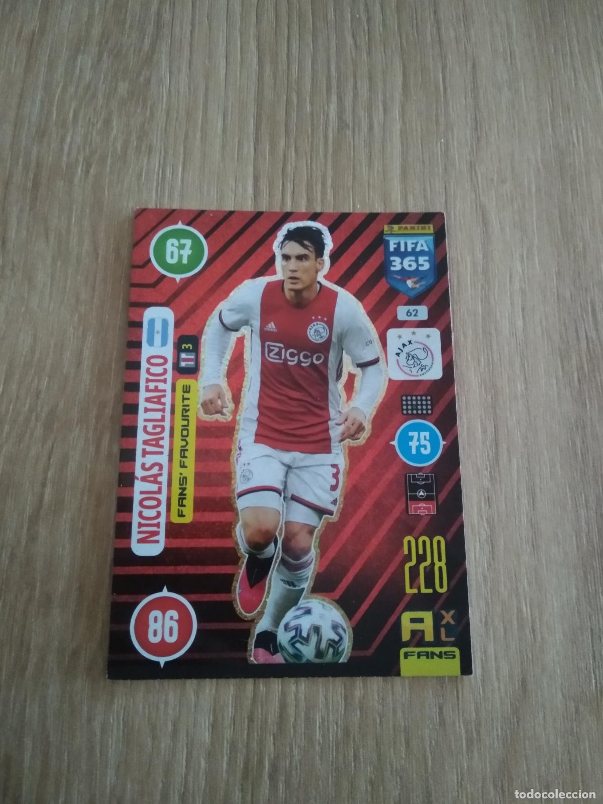 Cromos de F&uacute;tbol: 62 TAGLIAFICO AJAX CROMO FUTBOL PANINI ADRENALYN 20-21 FIFA 365 2020-2021