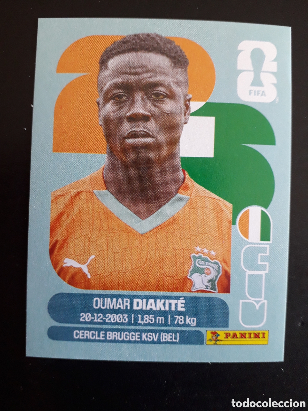 Cromos de F&uacute;tbol: DIAKAT&Eacute; COSTA DE MARFIL CIV 20 MUNDIAL F&Uacute;TBOL 2026 FIFA WORLD CUP PANINI SIN PEGAR PEDIDO M&Iacute;NIMO 3&euro;.
