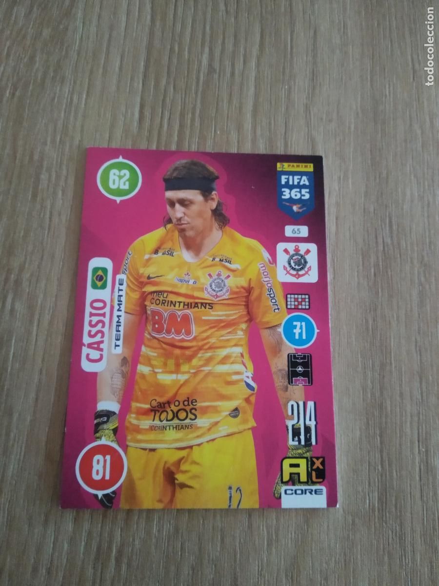 Cromos de F&uacute;tbol: 65 CASSIO CORINTHIANS CROMO FUTBOL PANINI ADRENALYN 20-21 FIFA 365 2020-2021