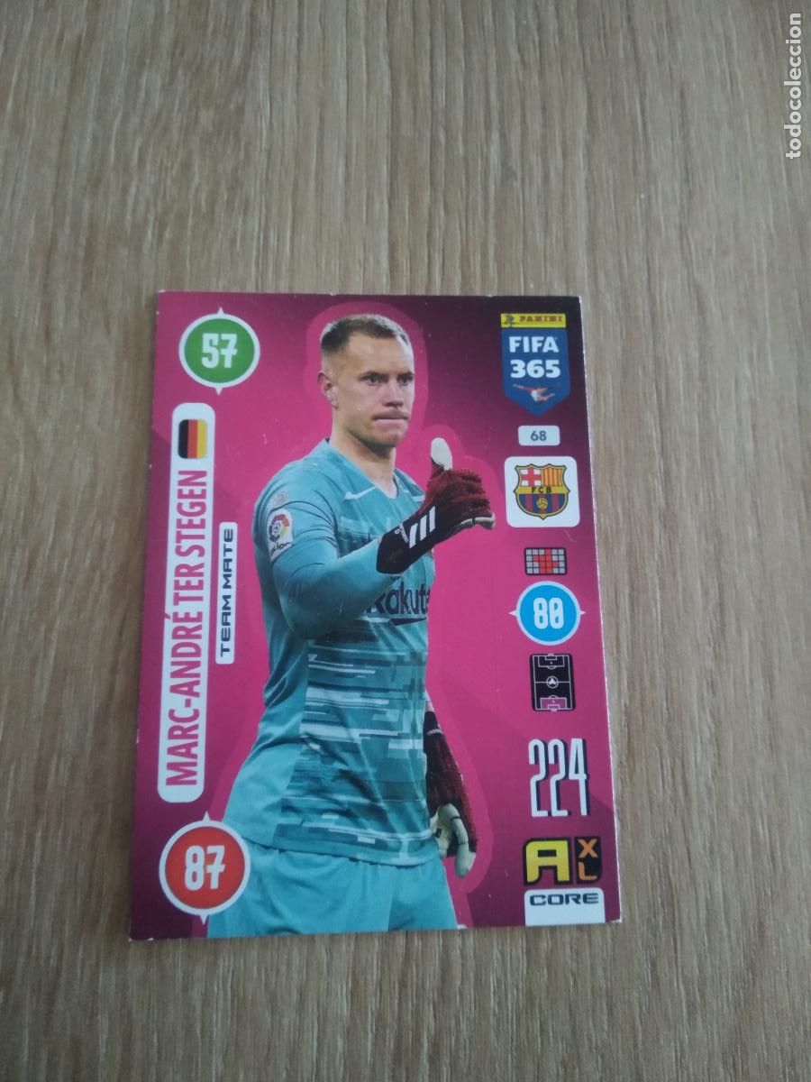 Cromos de F&uacute;tbol: 68 TER STEGEN BARCELONA BAR&Ccedil;A CROMO FUTBOL PANINI ADRENALYN 20-21 FIFA 365 2020-2021