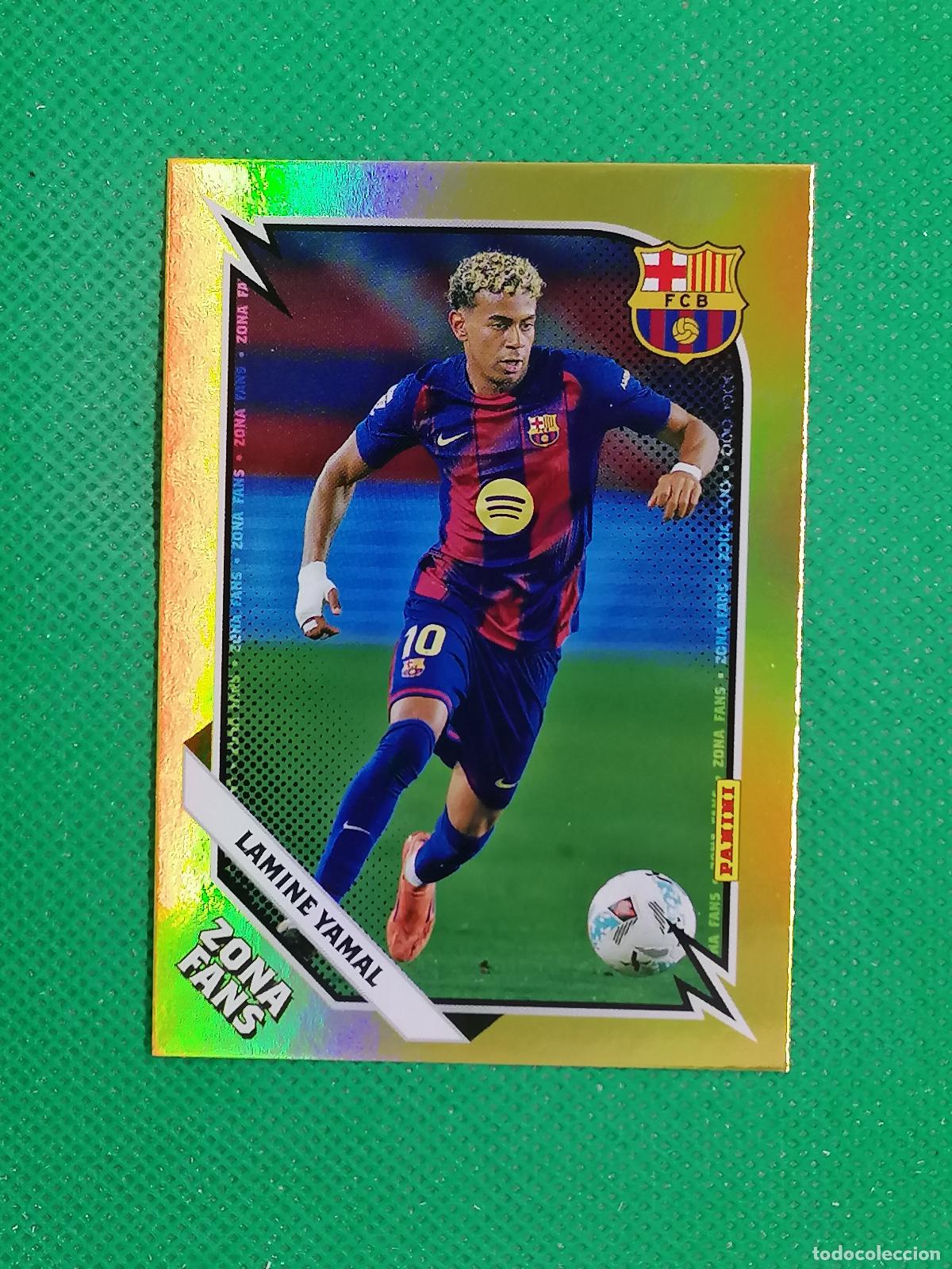 Cromos de F&uacute;tbol: KO 41 KO41 LAMINE YAMAL KROMIX ZONA FANS ⚽ PANINI CLUB BARCELONA CARD 25 26 2025 2026 ⚽