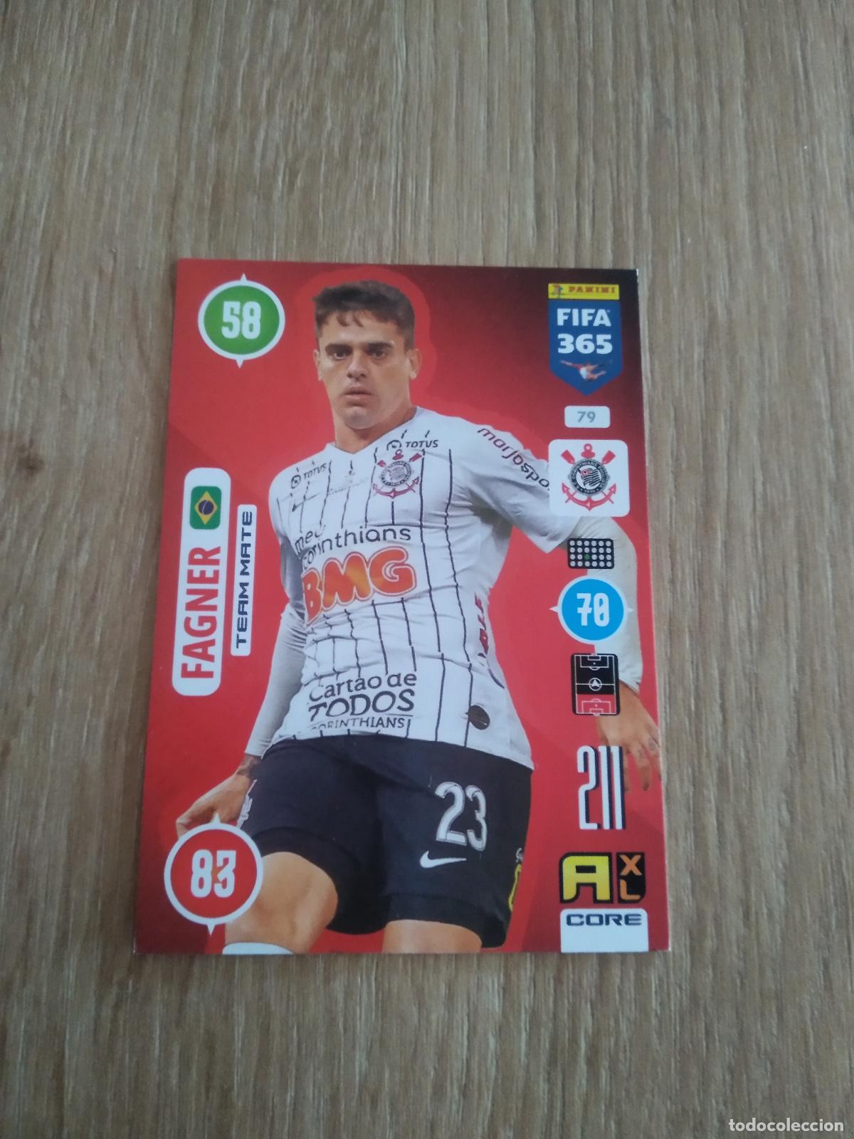Football Stickers: 79 FAGNER CORINTHIANS CROMO FUTBOL PANINI ADRENALYN 20-21 FIFA 365 2020-2021