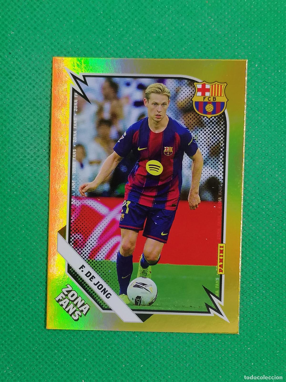 Football Stickers: KO 37 KO37 F DE JONG KROMIX ZONA FANS ⚽ PANINI CLUB BARCELONA CARD 25 26 2025 2026 ⚽