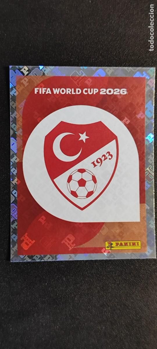 Cromos de F&uacute;tbol: FIFA WORLD CUP 2026 STICKER ESCUDO TURQUIA # TUR1 PANINI