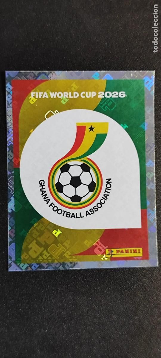Cromos de F&uacute;tbol: FIFA WORLD CUP 2026 STICKER ESCUDO GHANA # GHA1 PANINI