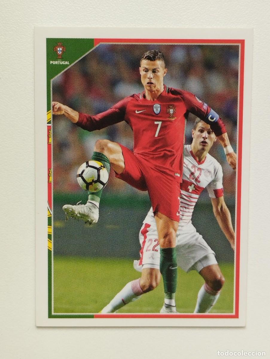 Cromos de F&uacute;tbol: CROMO STICKER PANINI CRISTIANO RONALDO PORTUGAL 2018 FOME DE VENCER