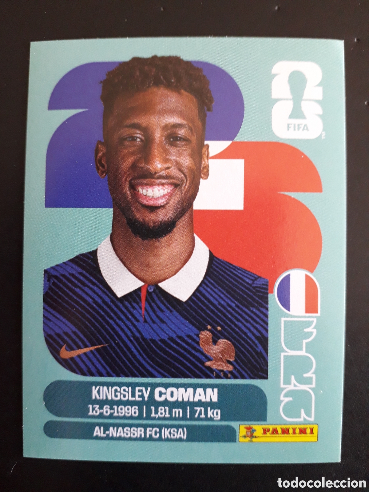 Cromos de F&uacute;tbol: COMAN FRANCIA FRA 18 MUNDIAL F&Uacute;TBOL 2026 FIFA WORLD CUP PANINI SIN PEGAR PEDIDO M&Iacute;NIMO 3&euro;.