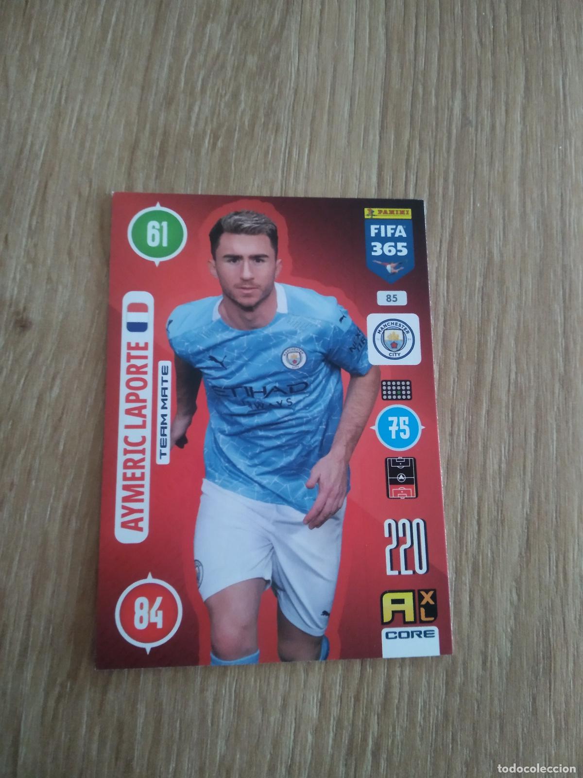 Cromos de F&uacute;tbol: 85 LAPORTE MANCHESTER CITY CROMO FUTBOL PANINI ADRENALYN 20-21 FIFA 365 2020-2021