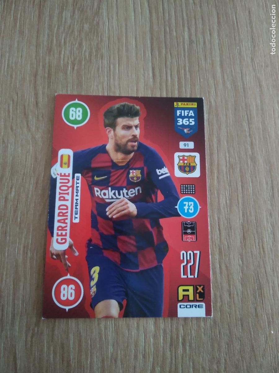 Cromos de F&uacute;tbol: 91 PIQUE BARCELONA BAR&Ccedil;A CROMO FUTBOL PANINI ADRENALYN 20-21 FIFA 365 2020-2021