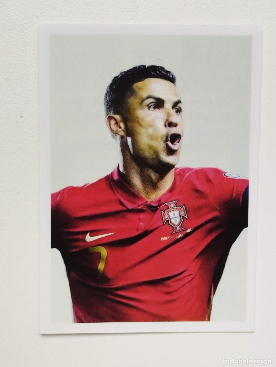 Cromos de F&uacute;tbol: CROMO STICKER PANINI CRISTIANO RONALDO PORTUGAL 2022 FOME DE VENCER