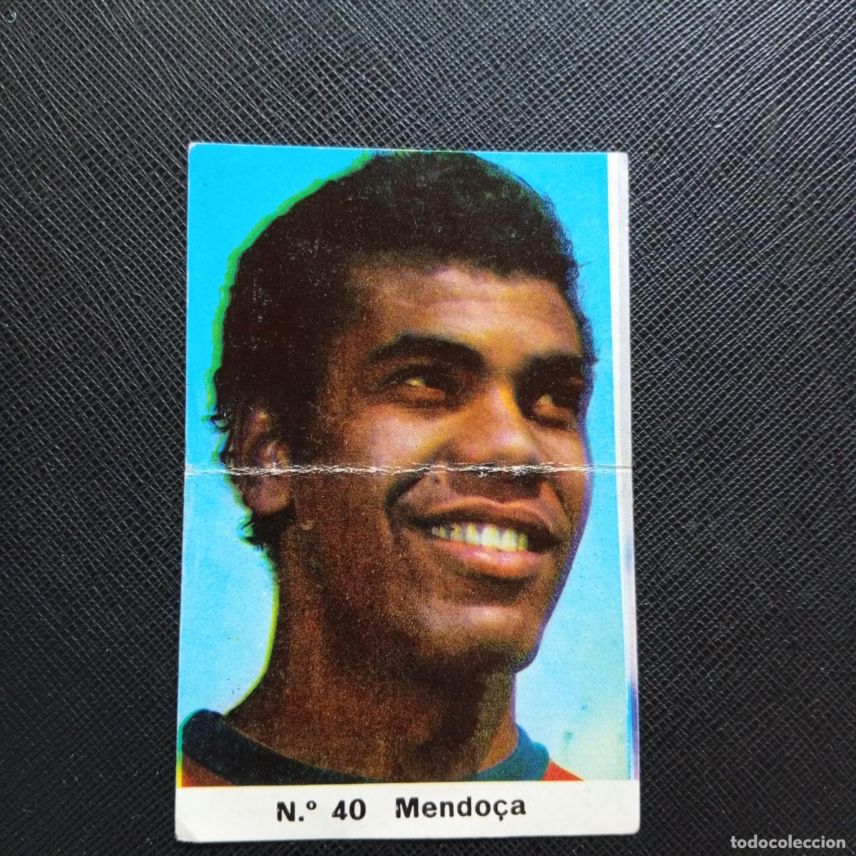 Cromos de F&uacute;tbol: 40 MENDOCA BARCELONA GRAFICAS BERGAS FUTBOL CROMO LIGA PIPAS SON SANCHEZ A&Ntilde;OS 60