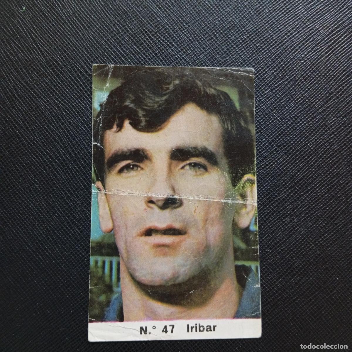 Cromos de F&uacute;tbol: 47 IRIBAR BILBAO GRAFICAS BERGAS FUTBOL CROMO LIGA PIPAS SON SANCHEZ A&Ntilde;OS 60