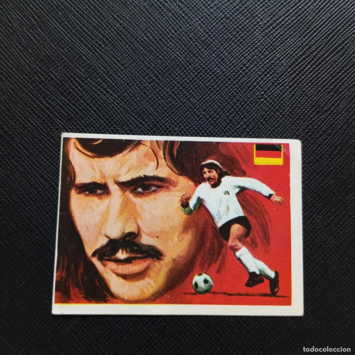 Cromos de F&uacute;tbol: 148 MULLER ALEMANIA ASES 1979 MUNDIAL DEL DEPORTE QUELCOM - SIN PEGAR - A164 PG22 5,5X7,5CM APROX