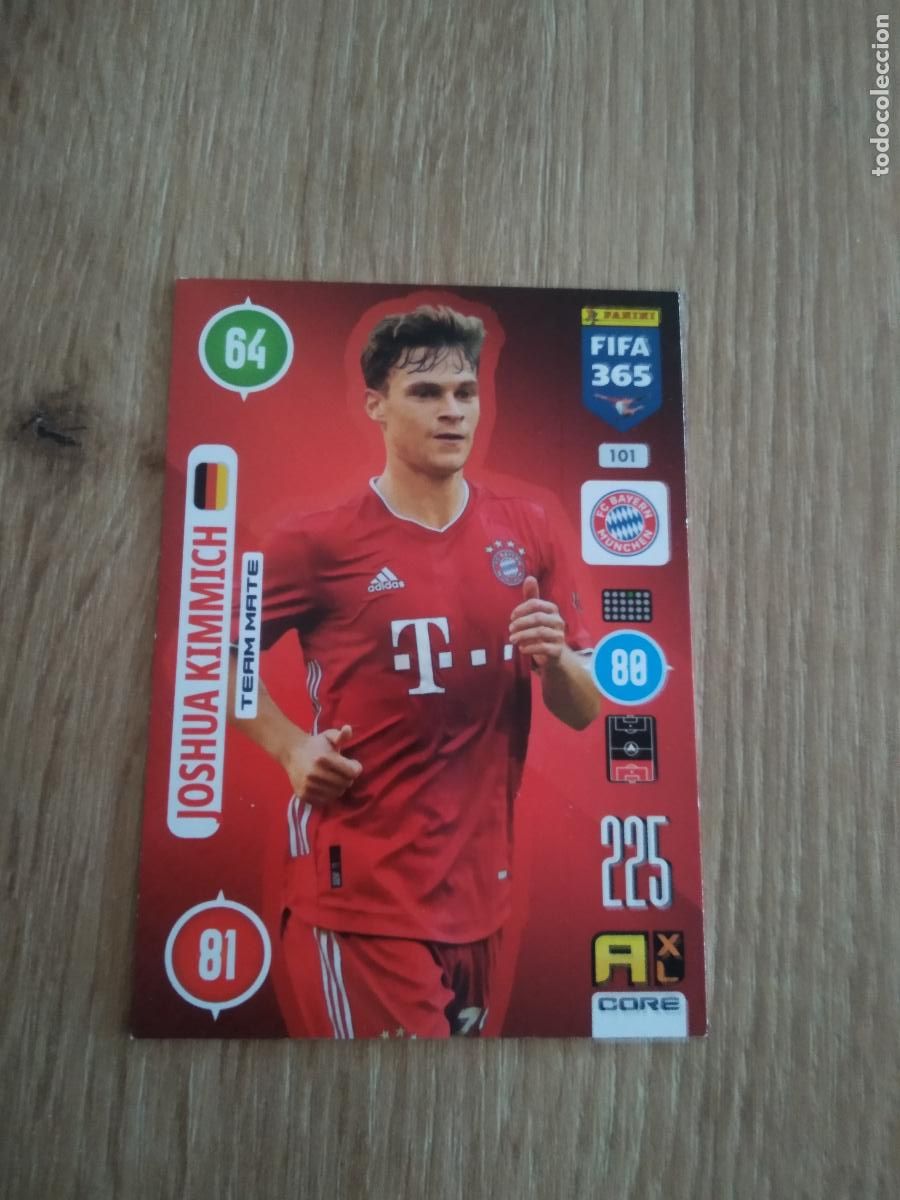 Cromos de F&uacute;tbol: 101 KIMMICH BAYERN MUNICH CROMO FUTBOL PANINI ADRENALYN 20-21 FIFA 365 2020-2021
