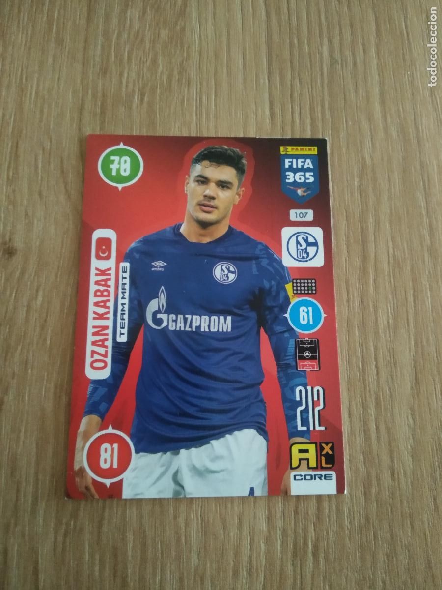 Cromos de F&uacute;tbol: 107 OZAN KABAK SCHALKE 04 CROMO FUTBOL PANINI ADRENALYN 20-21 FIFA 365 2020-2021