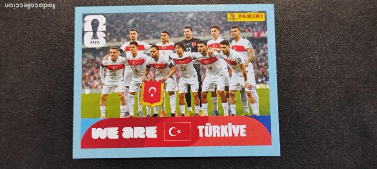 Cromos de F&uacute;tbol: FIFA WORLD CUP 2026 STICKER ALINEACION TURQUIA # TUR13 PANINI