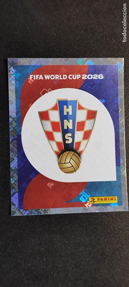 Cromos de F&uacute;tbol: FIFA WORLD CUP 2026 STICKER ESCUDO CROACIA # CRO1 PANINI