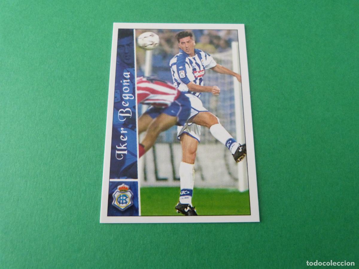 Cromos de F&uacute;tbol: TRADING CARD FUTBOL IKER BEGO&Ntilde;A RECREATIVO DE HUELVA N&ordm; 520 FICHAS LIGA MUNDICROMO 2003/02-03
