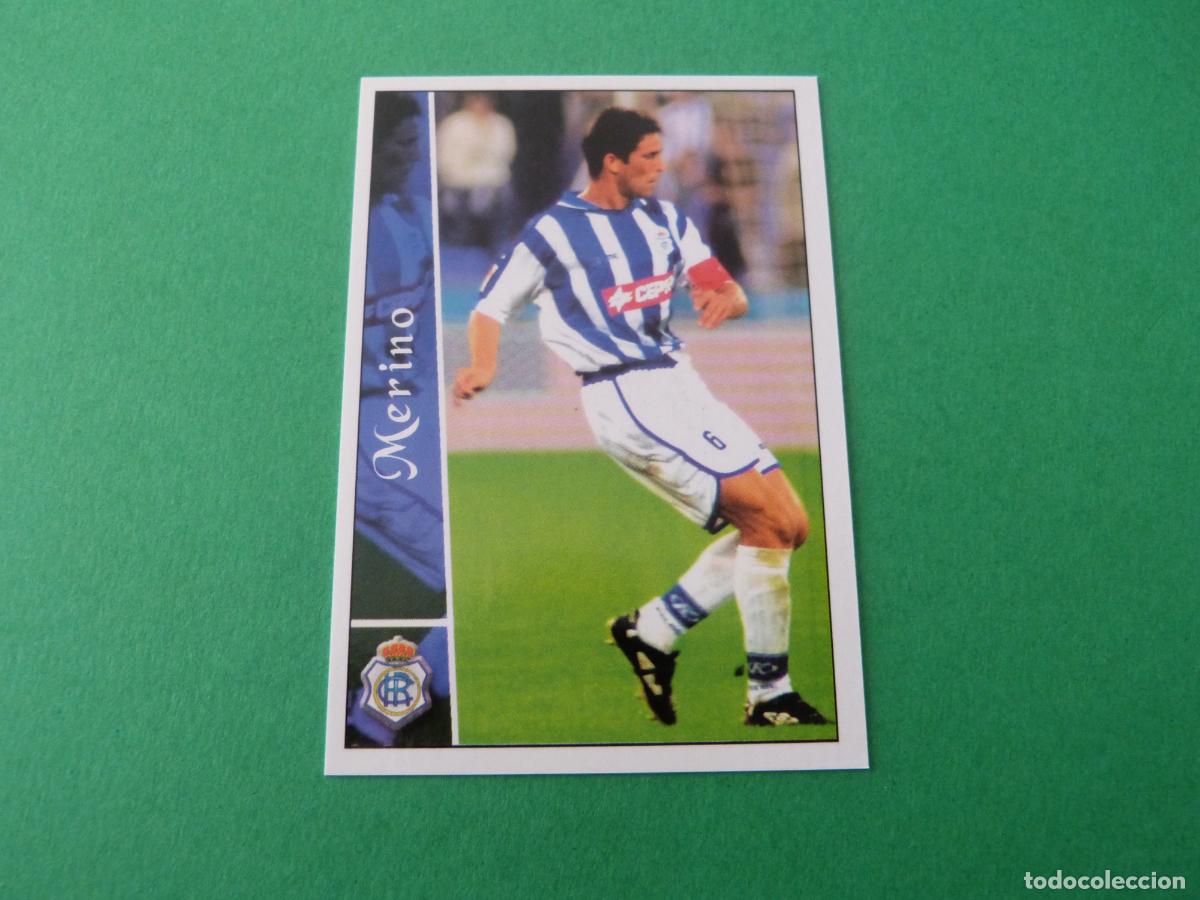 Cromos de F&uacute;tbol: TRADING CARD FUTBOL MERINO RECREATIVO DE HUELVA N&ordm; 601 + FICHAS LIGA MUNDICROMO 2003/02-03