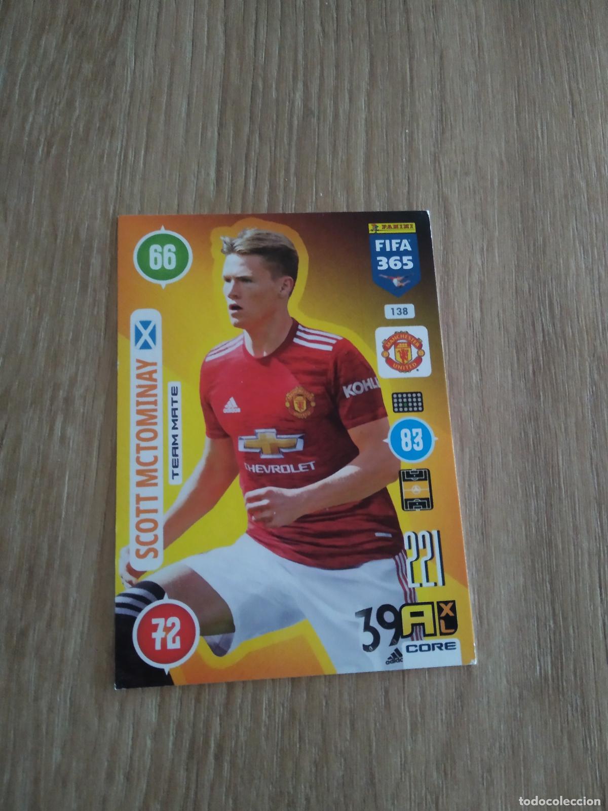 Cromos de F&uacute;tbol: 138 MCTOMINAY MANCHESTER UNITED CROMO FUTBOL PANINI ADRENALYN 20-21 FIFA 365 2020-2021