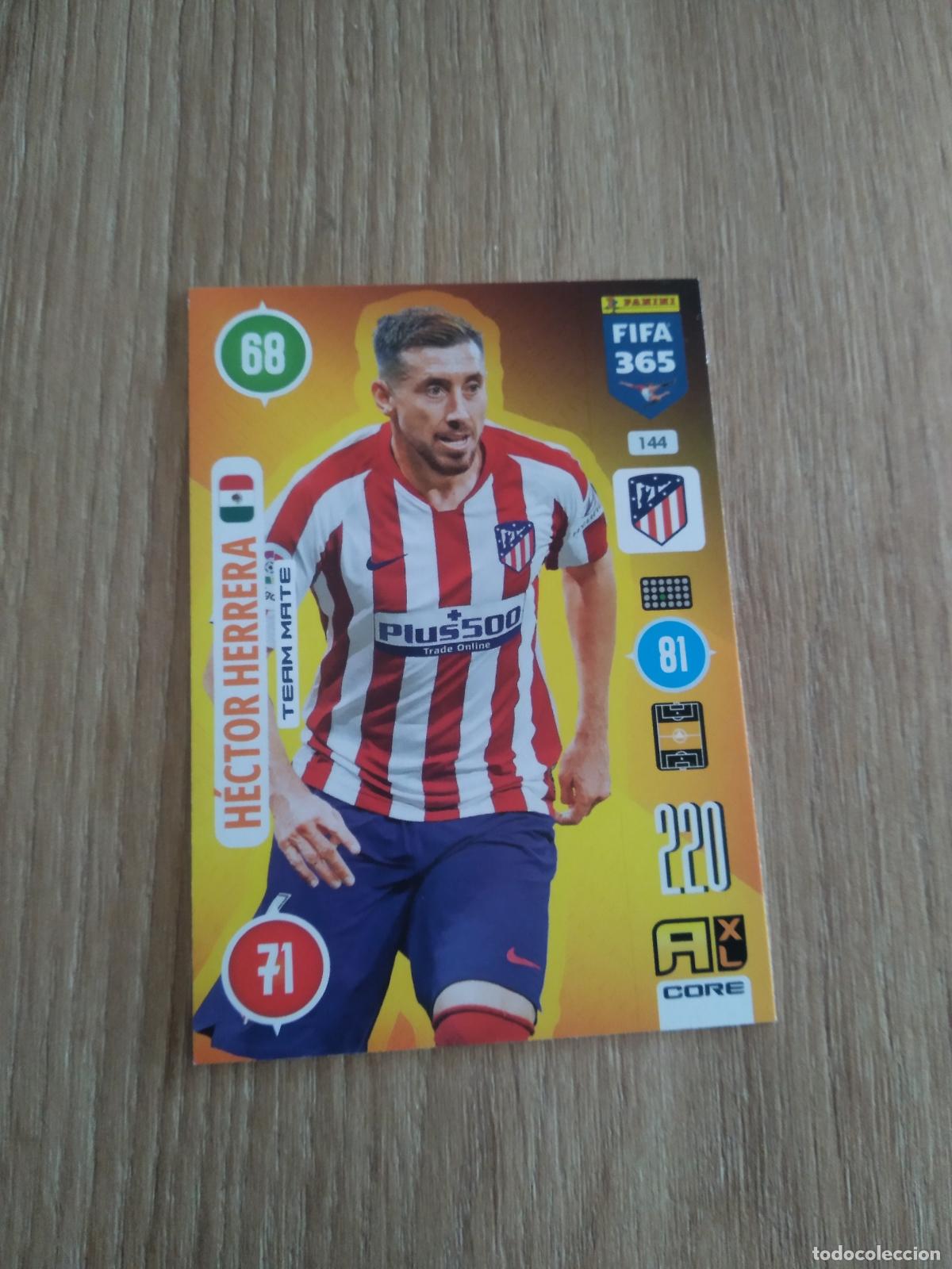 Cromos de F&uacute;tbol: 144 HECTOR HERRERA ATLETICO DE MADRID CROMO FUTBOL PANINI ADRENALYN 20-21 FIFA 365 2020-2021