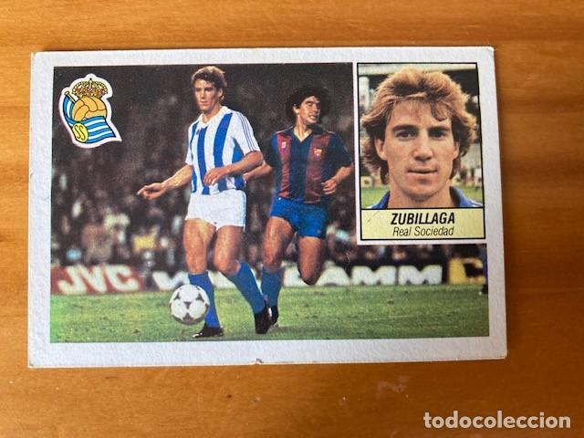 Cromos de F&uacute;tbol: ZUBILLAGA REAL SOCIEDAD (AL LADO MARADONA) 84-85 ESTE SIN PEGAR