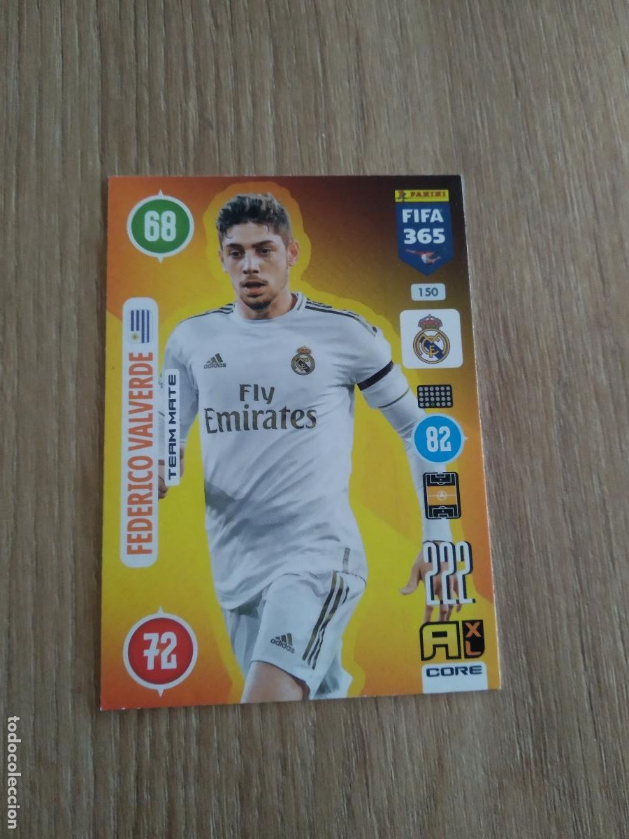 Cromos de F&uacute;tbol: 150 FEDE VALVERDE REAL MADRID CROMO FUTBOL PANINI ADRENALYN 20-21 FIFA 365 2020-2021