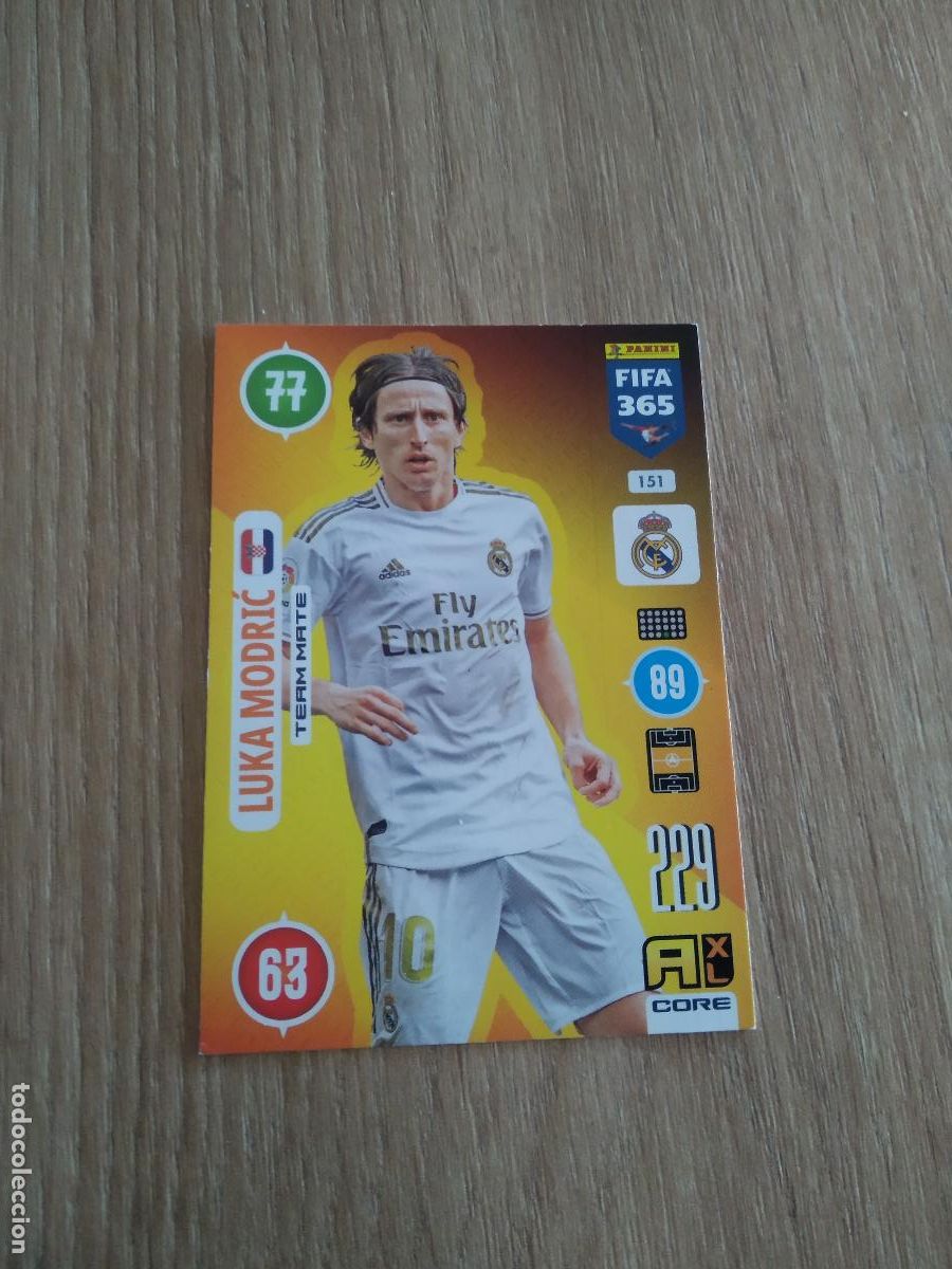 Cromos de F&uacute;tbol: 151 MODRIC REAL MADRID CROMO FUTBOL PANINI ADRENALYN 20-21 FIFA 365 2020-2021