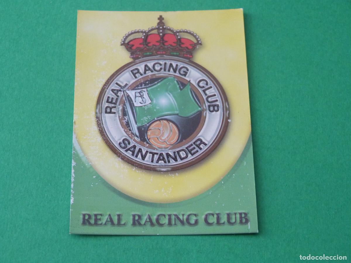 Football Stickers: TRADING CARD FUTBOL ESCUDO RACING SANTANDER N&ordm; 487 FICHAS LIGA MUNDICROMO 2003/02-03
