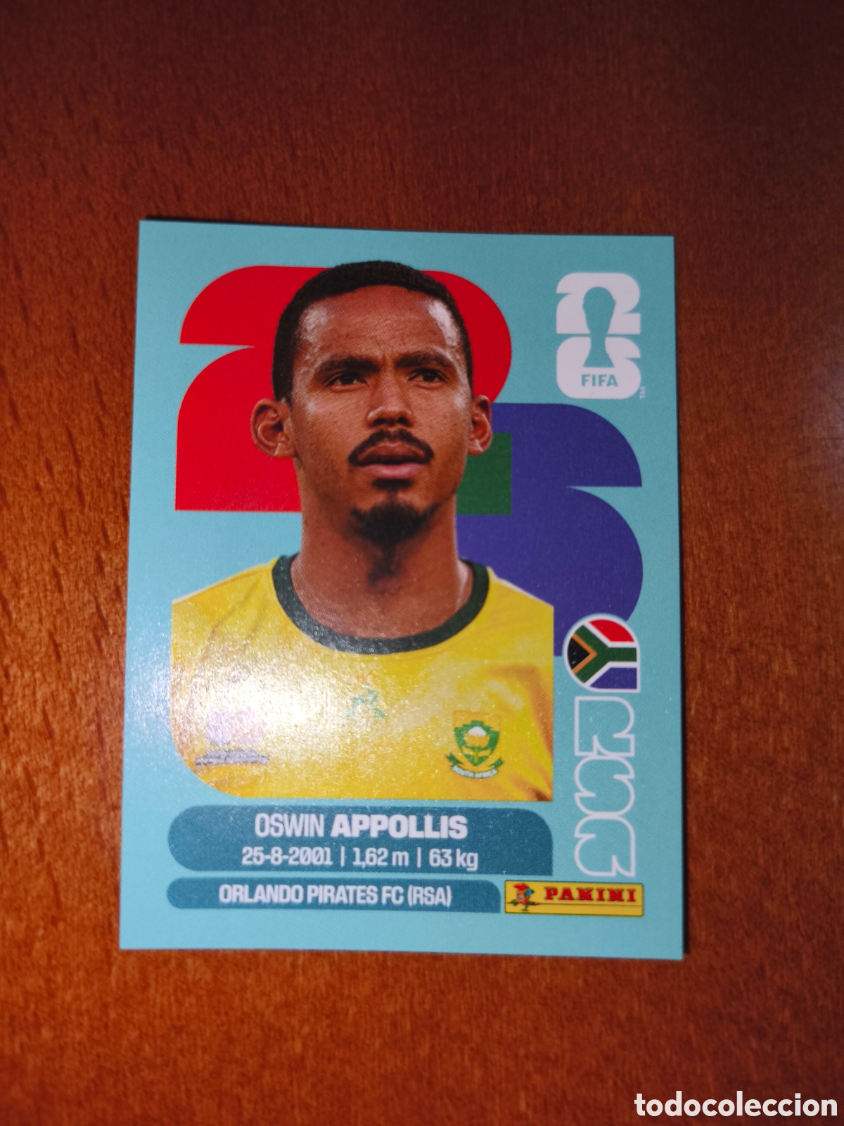 Cartes &agrave; collectionner de Football: RSA20 Oswin Appollis RSA 20 Fifa World Cup 2026 Sud&aacute;frica